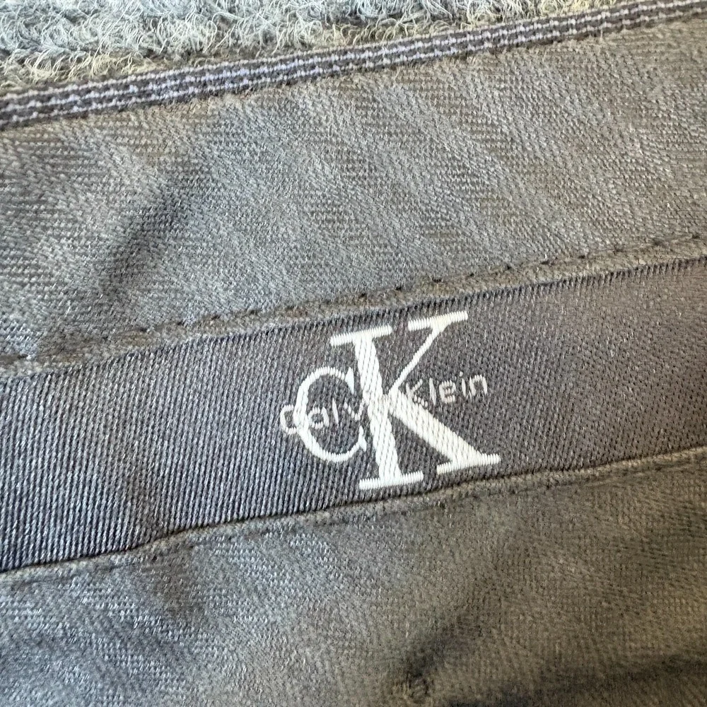 Calvin Klein Dress Pants Men 40x28.5 Gray Mid Rise Pleated Front Formal Business